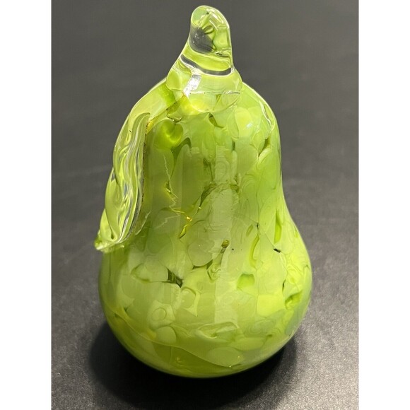 St Clair Art Glass Pear Shaped Paperweight Figurine - Picture 6 of 10